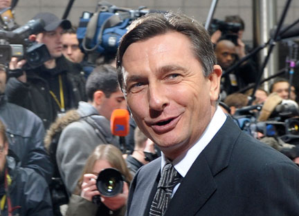 Borut Pahor, Premier ministre slovène : «&nbsp;<em>la Slovénie a des réserves parce que les documents présentés par la Croatie pourraient préjuger du tracé de la frontière commune</em>&nbsp;» entre les deux pays.(Photo : Reuters)
