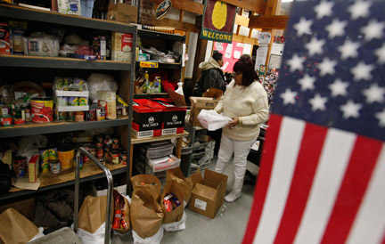 Les banques alimentaires enregistrent une augmentation de 30&nbsp;% de demandes à l'aide alimentaire.(Photo : Reuters)