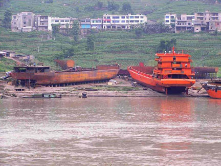 Les rives du fleuve Yangtsé.( Photo : Wikimedia Commons )