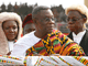 John Atta-Mills, le nouveau président ghanéen, lors de son investiture le 7 janvier 2009.(Photo: Reuters)
