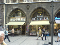 La librairie Lentner, à Munich, fondée en 1698.