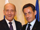 Le Premier ministre israélien Ehud Olmert (g) reçoit le président français Nicolas Sarkozy (d) le 5 janvier à Jérusalem.(Photo : Reuters)