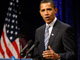 Le président élu américain Barack Obama lors de son discours sur l'économie à l'université de George Mason à Fairfax en Virginie, le 8 janvier 2009.(Photo : AFP)