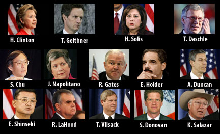 Le Cabinet de Barack Obama.(Photo : AFP/Reuters)
