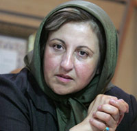 Shirin Ebadi, prix nobel de la Paix 2003.(Photo : Behrouz Mehri/AFP)