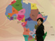 Carte de l'Afrique présentée aux hommes d'affaires chinois lors d'un séminaire de la Banque africaine de développement à Shanghai, le 14 mai 2007. (Photo : Reuters)