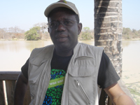 Djafarou Ali Tiomoko, directeur de la réserve de la Pendjari.(Photo : Agnès Rougier/ RFI)