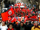 Plusieurs dizaines de milliers de salariés italiens ont manifesté à Rome pour dénoncer la politique du gouvernement Berlusconi, le 13 février 2009.(Photo: Reuters)