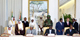 De (G à D) Le ministre des Affaires étrangères du Qatar Ahmed Abdullah Al-Mahmud, le représentant du gouvernement soudanais Amin Hassan Omar, le représentant du MJE, Mouvement Justice et Egalité Jibril Ibrahim et le médiateur de l'UA/ONU  Djibril Bassole, lors de la signature d'une « déclation d'intention » à Doha, le 17 février 2009.( Photo : Reuters )
