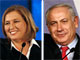 Les résultats des élections législatives israéliennes sont très serrés entre le parti Kadima de Tzipi Livni et le Likoud de Benjamin Netanyahu.(Photos : Reuters)