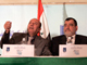 Des officiels de la commission électorale indépendante irakienne lors d'une conférence de presse à Bagdad, le 5 février 2009.(Photo : Reuters)