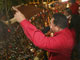 Le président vénézuélien Hugo Chavez sur le balcon du palais Miraflores à Caracas, le 16 février 2009.(Photo : Reuters)