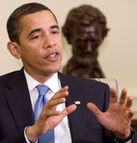 Barack Obama veut faire approuver au plus vite son plan de relance.(Photo: Reuters)