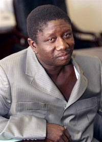 Ousmane Conté, soupçonné par la police guinéenne d'être la cheville ouvrière du trafic de drogue.(Photo : AFP)