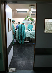 Une salle d'opération à l'hôpital al-Shifa de Gaza.(Photo : AFP)
