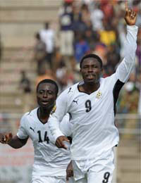 Le buteur ghanéen Yaw Antwi.
(Photo: AFP)