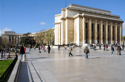 Le Palais de Chaillot a été réalisé lors de l'exposition universelle de 1937 en lieu et place de l'ancien Palais du Trocadéro.© MNHN