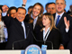 Silvio Berlusconi élu président du nouveau parti « Peuple de la liberté » (PDL) ; Rome le 29 mars 2009. (Photo : AFP)