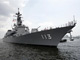 Le destroyer japonais Sazanami dans le port de Zhanjiang, en Chine, le 24 juin 2008. (Photo : AFP)