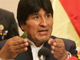 Le président Evo Morales s'exprime sur les vertus thérapeutiques de la feuille de coca, à l'occasion de la réunion de la Commission des stupéfiants de l'ONU, qui s'est tenue à Vienne, ce 11 mars 2009.(Photo : AFP)