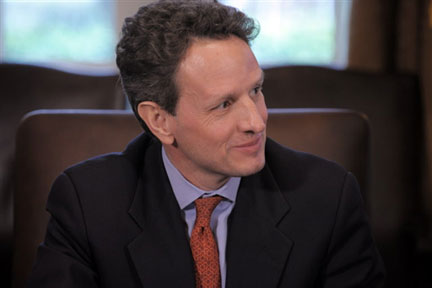 Timothy Geithner, le 23 mars 2009.( Photo : AFP )