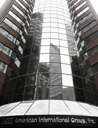 Le siège de l’assureur américain AIG (American International Group) à New York, (2&nbsp;mars 2009).(Photo : Reuters)