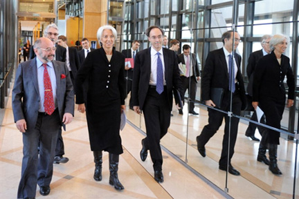 Les mauvais chiffres ont filtré d’une source proche de Christine Lagarde, ministre de l’Economie.(Photo : AFP)