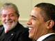Le président américain Barack Obama et son homologue brésilien Luiz Inacio Lula da Silva dans le bureau ovale de la Maison Blanche, à Washington, le 14 mars 2009.(Photo : Reuters)