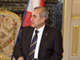 Gérard Larcher&nbsp;(g), président du Sénat français et le président du Liban Michel Sleimane, lors d’une rencontre au Sénat à Paris, le 17&nbsp;mars 2009.(Photo : Reuters)