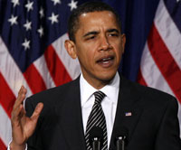 Barack Obama invite les seize pays représentants les grandes économies mondiales à se réunir à Washington fin avril à la première réunion du forum de l'énergie et du climat.(Photo : Reuters)