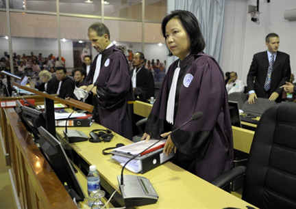 Le procès «Duch», l'ex-tortionnaire en chef présumé des Khmers rouges, avait débuté à Phnom Penh, le 17 février 2009.(Photo : AFP)