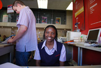 Felicity, Zimbabwéenne fraîchement immigrée en Afrique du Sud.(Photo : Sarah Tisseyre / RFI)