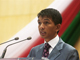 Andry Rajoelina lors des Assises nationales, ce 2 avril 2009 à Antananarivo.( Photo: Gregoire Pourtier /AFP )