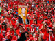 Une manifestation anti-gouvernementale devant la Maison du gouvernement, à Bangkok, le 10 avril 2009.(Photo : Reuters)