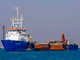 Photo non datée du bateau belge, le <i>Pompéi</i>, pris en otage par des pirates somaliens alors qu'il faisait route vers les Seychelles, le 18 avril 2009. (Photo : Reuters)