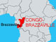 Le Congo Brazzaville.(Carte : S. Bourgoing / RFI)