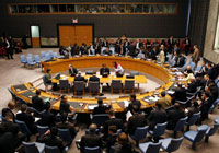 Le Conseil de sécurité de l'ONU au moment du vote sur la Corée du Nord, le 13 avril 2009.(Photo : Reuters)