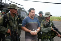Don Mario a été interpellé lors d'une opération à laquelle ont participé pas moins de 315 policiers d'élite, le 15 avril 2009.(Photo : Reuters)