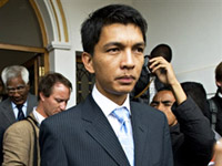 Andry Rajoelina, le président de la Haute autorité de transition.(Photo : AFP)