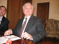 Le ministre arménien des Affaires étrangères, Edvard Nalbandian.(Photo : Piotr Moszynski)