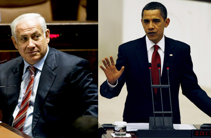 Un désaccord de fond oppose Netanyahu à Obama concernant la création d’un Etat palestinien aux côtés d’Israël.(Photos : Reuters)