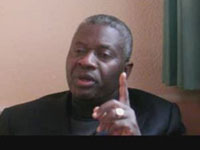 Pascal Tsaty Mabiala, porte-parole du Front uni des partis d'opposition congolais.(Photo : www.zenga-mambu.com)