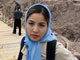 La journaliste irano-américain Roxana Saberi à Bam, en 2004, après le tremblement de terre qui a détruit la quasi totalité de la ville.(Photo : Reuters)