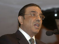 Le président pakistanais Asif Ali Zardari, en septembre 2008.(Photo : Reuters)