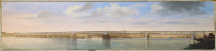 Charles Chambon – Pont de Bordeaux, vue perspective 
'(Crédits : RMN / J. Schormans)