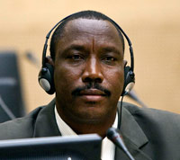 Bahar Idriss Abou Garda dans le box des accusés de la Cour pénale internationale le 18 mai 2009.(Photo : Phil Nijhuis/Reuters)