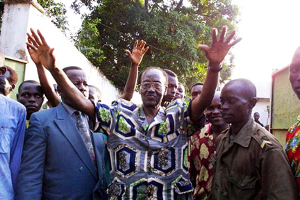 Abel Goumba, ancien Premier ministre de Centrafrique. (Photo : AFP)