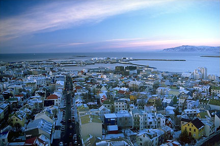 Reykjavík, la capitale de l'Islande.(Photo : A. Tille)
