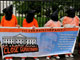 Manifestation pour la fermeture de la prison de Guantanamo à l'occasion des cent jours de Barack Obama à la Maison Blanche.(Photo : Mike Theiler/Reuters)