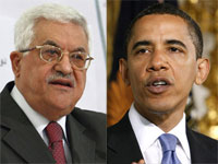 Barack Obama reçoit ce jeudi, à Washington, le dirigeant palestinien Mahmoud Abbas (g).(Photos : AFP / Reuters)